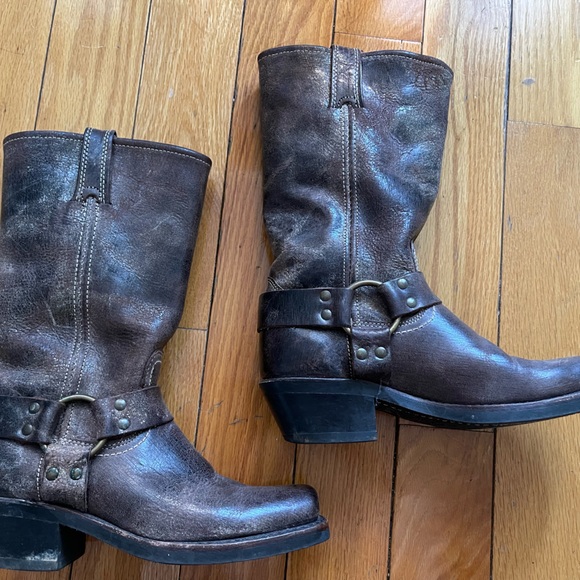 Frye 12R harness boots - Picture 2 of 5